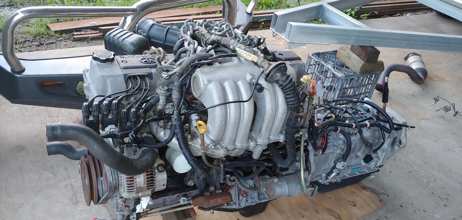 Toyota Landcruiser Automatic Gearbox Transmission FZJ105 1FZ FE Engine